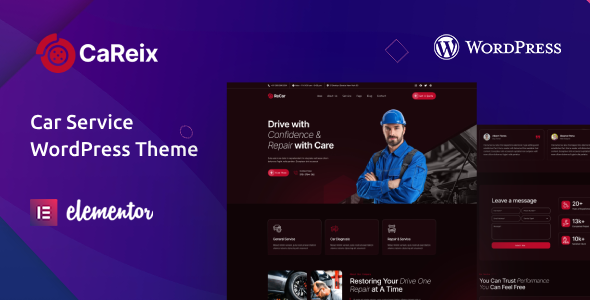 Careix Preview Wordpress Theme - Rating, Reviews, Preview, Demo & Download