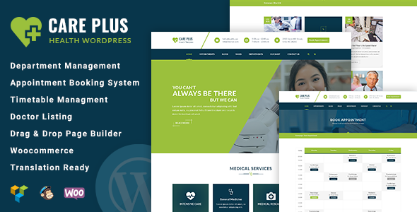 CarePlus Preview Wordpress Theme - Rating, Reviews, Preview, Demo & Download
