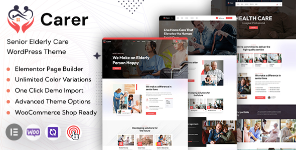 Carer Preview Wordpress Theme - Rating, Reviews, Preview, Demo & Download