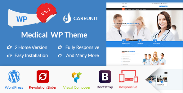 Careunit Preview Wordpress Theme - Rating, Reviews, Preview, Demo & Download