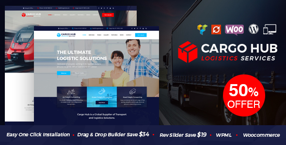 Cargo HUB Preview Wordpress Theme - Rating, Reviews, Preview, Demo & Download