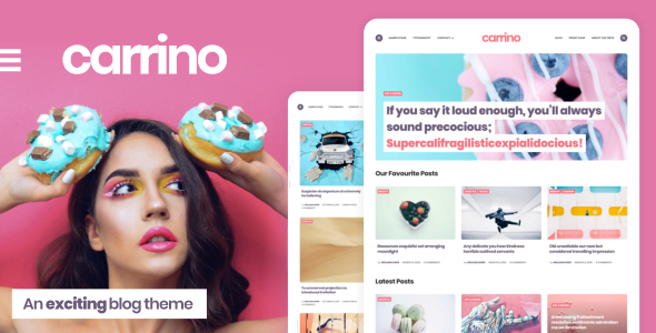 Carrino Preview Wordpress Theme - Rating, Reviews, Preview, Demo & Download