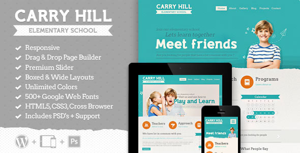 Carry Hill Preview Wordpress Theme - Rating, Reviews, Preview, Demo & Download