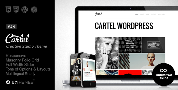 Cartel Preview Wordpress Theme - Rating, Reviews, Preview, Demo & Download