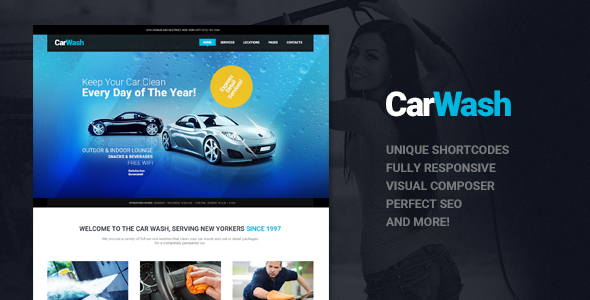 CarWash Preview Wordpress Theme - Rating, Reviews, Preview, Demo & Download