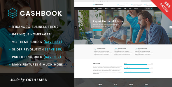 Cashbook Preview Wordpress Theme - Rating, Reviews, Preview, Demo & Download
