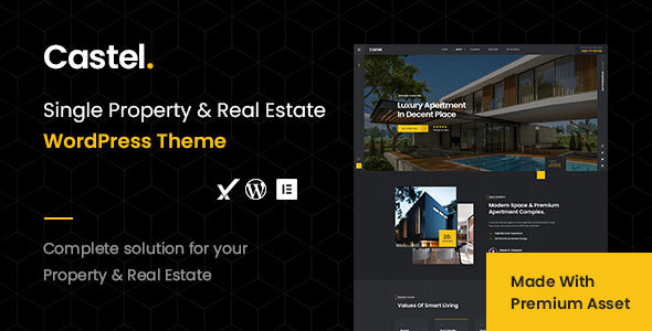Castel Preview Wordpress Theme - Rating, Reviews, Preview, Demo & Download