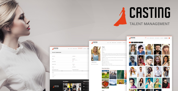 Casting Preview Wordpress Theme - Rating, Reviews, Preview, Demo & Download