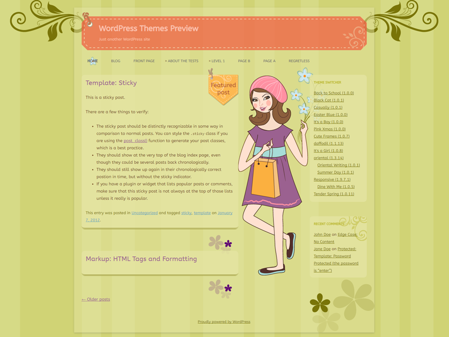 Casually Preview Wordpress Theme - Rating, Reviews, Preview, Demo & Download
