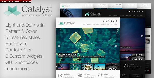 Catalyst Wordpress Preview Wordpress Theme - Rating, Reviews, Preview, Demo & Download