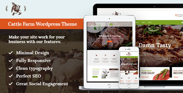 Cattle Preview Wordpress Theme - Rating, Reviews, Preview, Demo & Download