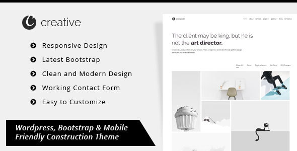 CCreative Preview Wordpress Theme - Rating, Reviews, Preview, Demo & Download