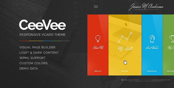 CeeVee Preview Wordpress Theme - Rating, Reviews, Preview, Demo & Download