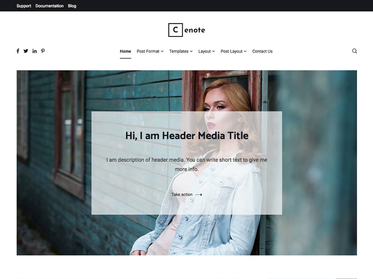Cenote Preview Wordpress Theme - Rating, Reviews, Preview, Demo & Download