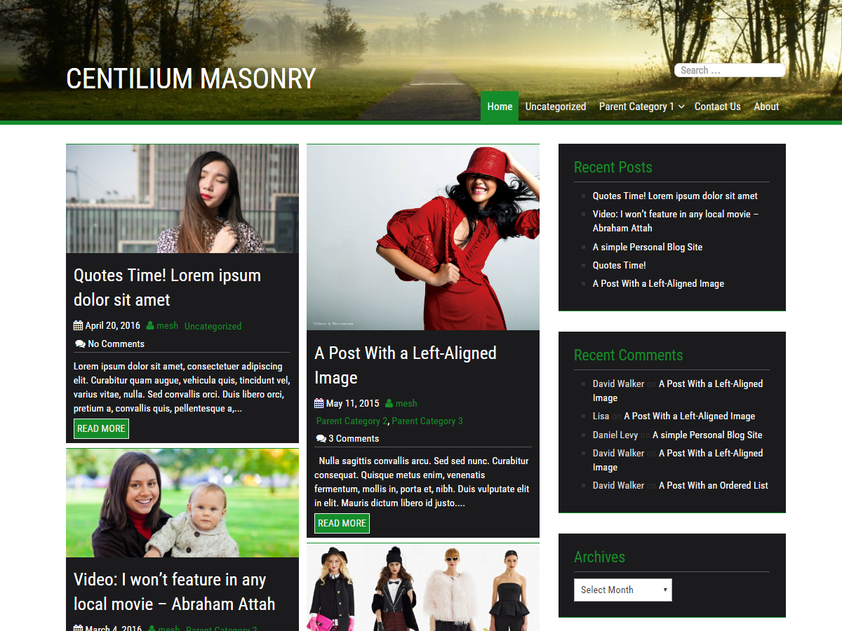 Centilium Masonry Preview Wordpress Theme - Rating, Reviews, Preview, Demo & Download