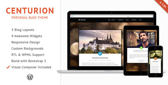 Centurion Preview Wordpress Theme - Rating, Reviews, Preview, Demo & Download