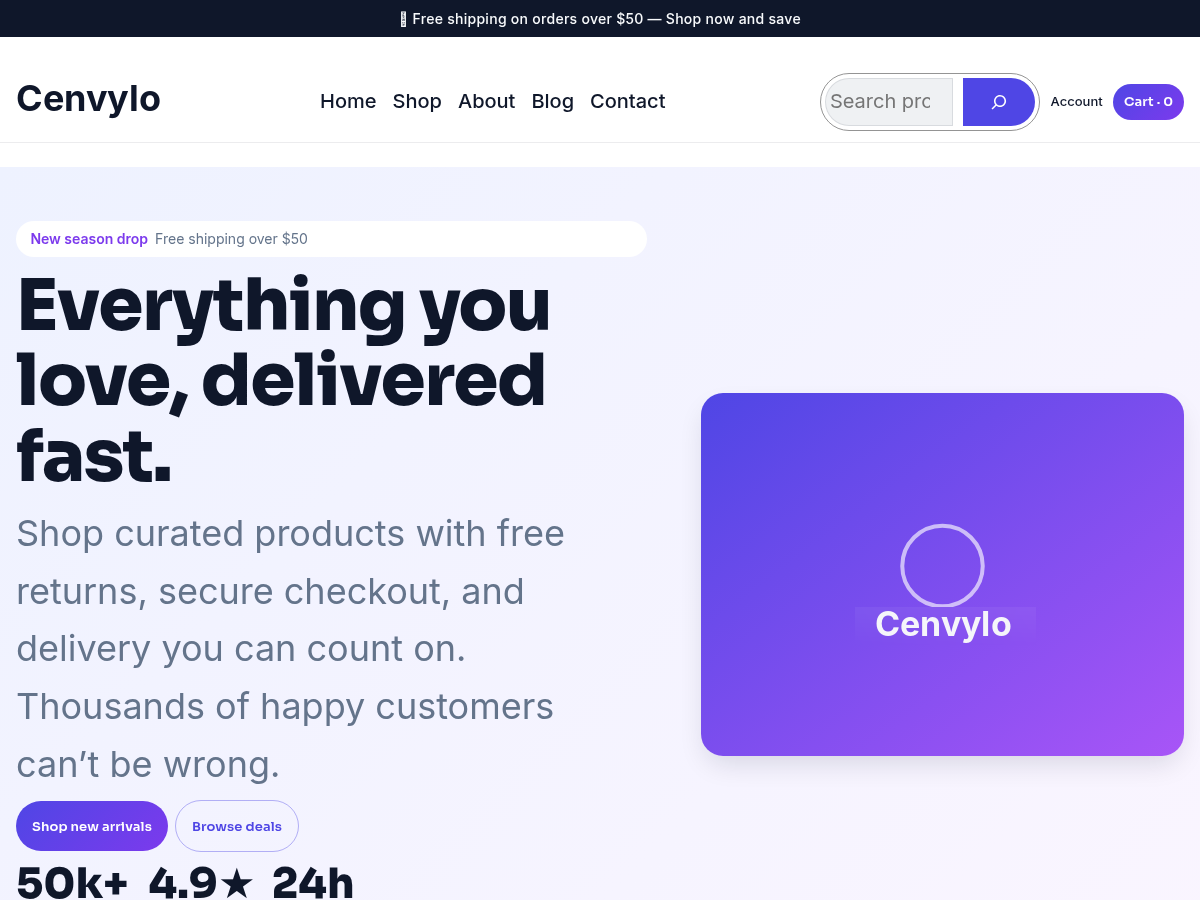 Cenvylo Preview Wordpress Theme - Rating, Reviews, Preview, Demo & Download