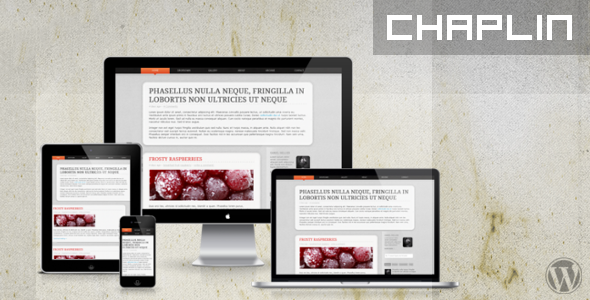 Chaplin WP Preview Wordpress Theme - Rating, Reviews, Preview, Demo & Download