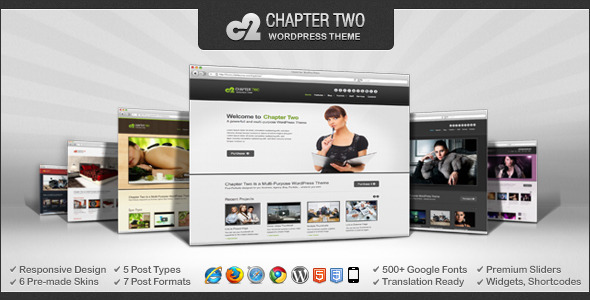 Chapter Two Preview Wordpress Theme - Rating, Reviews, Preview, Demo & Download