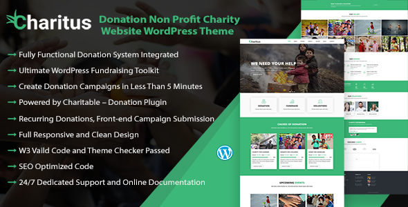 Charitus Preview Wordpress Theme - Rating, Reviews, Preview, Demo & Download