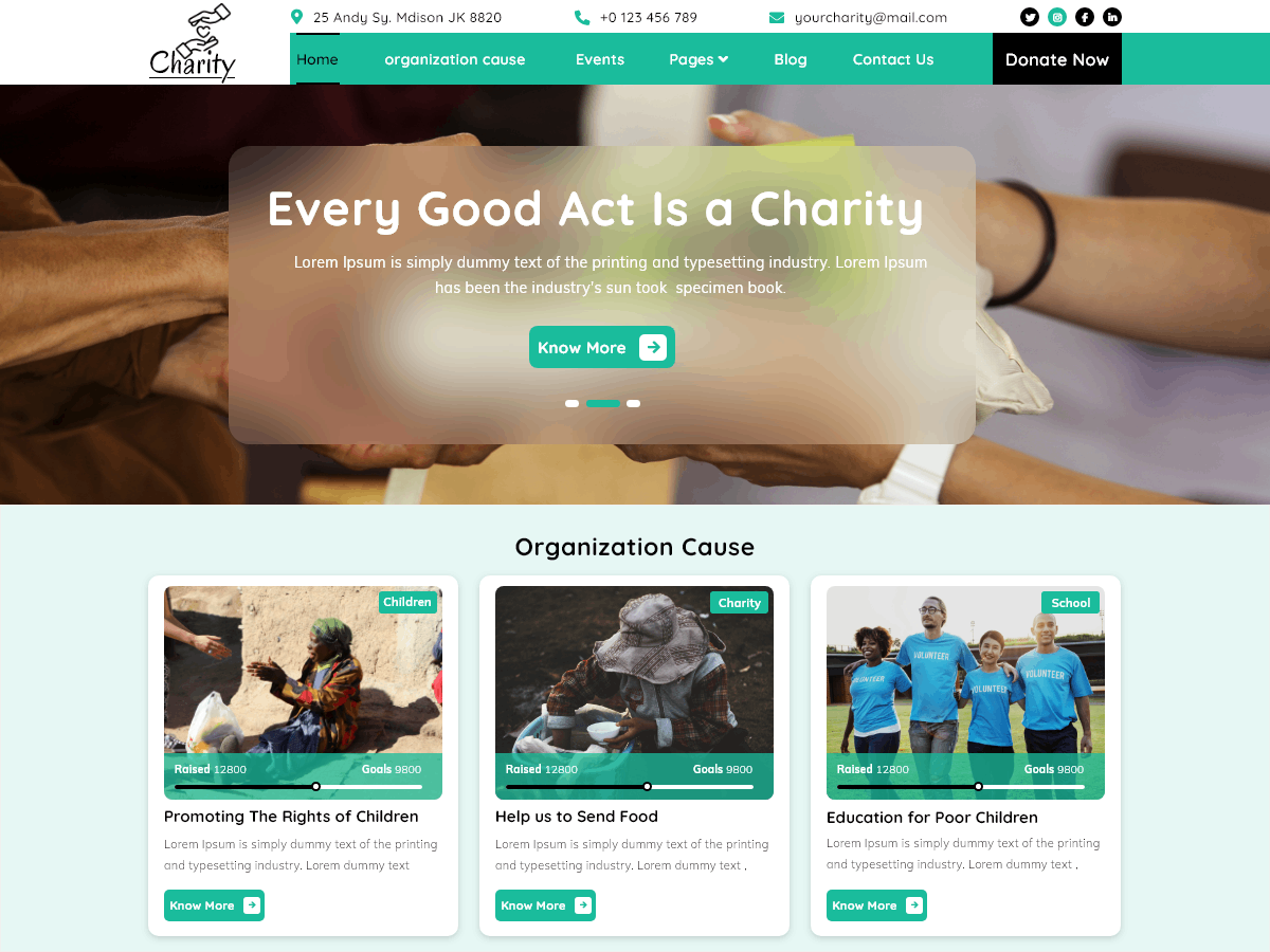 Charity Funds Preview Wordpress Theme - Rating, Reviews, Preview, Demo & Download