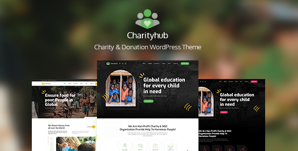 Charityhub Preview Wordpress Theme - Rating, Reviews, Preview, Demo & Download