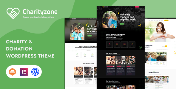 Charityzone Preview Wordpress Theme - Rating, Reviews, Preview, Demo & Download