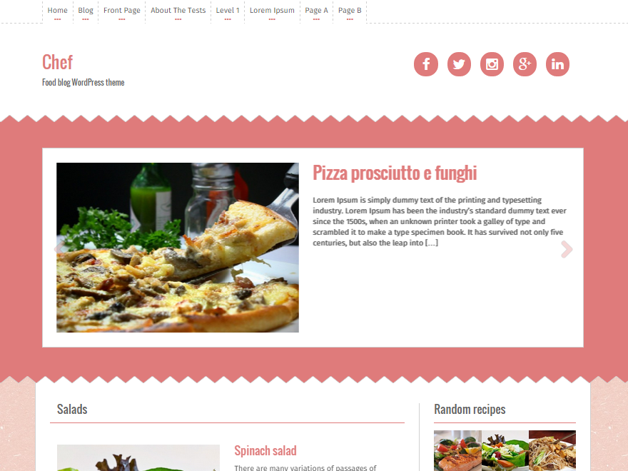Chef Preview Wordpress Theme - Rating, Reviews, Preview, Demo & Download