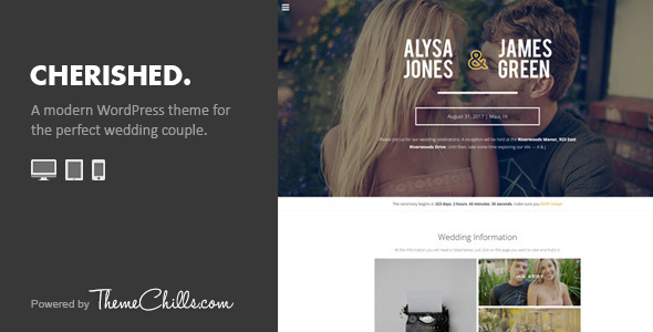 Cherished Preview Wordpress Theme - Rating, Reviews, Preview, Demo & Download