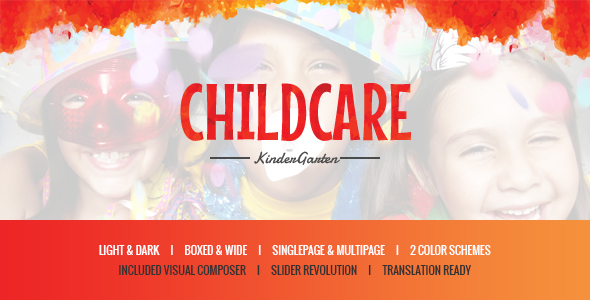 Child Care Preview Wordpress Theme - Rating, Reviews, Preview, Demo & Download