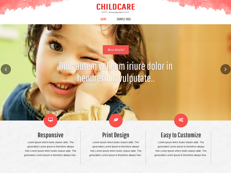 Childcare Preview Wordpress Theme - Rating, Reviews, Preview, Demo & Download