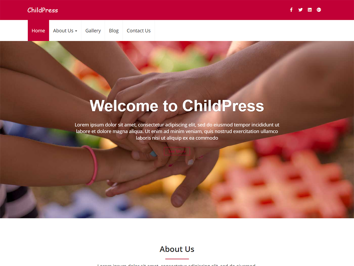ChildPress Preview Wordpress Theme - Rating, Reviews, Preview, Demo & Download