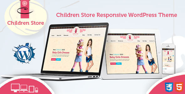 Children Store Preview Wordpress Theme - Rating, Reviews, Preview, Demo & Download