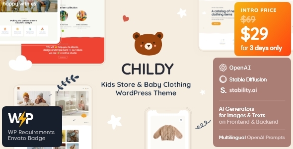 Childy Preview Wordpress Theme - Rating, Reviews, Preview, Demo & Download