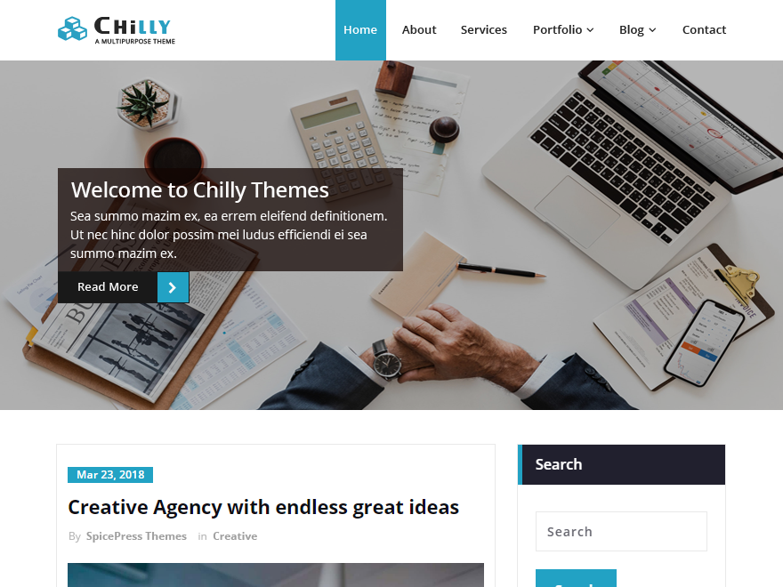 Chilly Preview Wordpress Theme - Rating, Reviews, Preview, Demo & Download