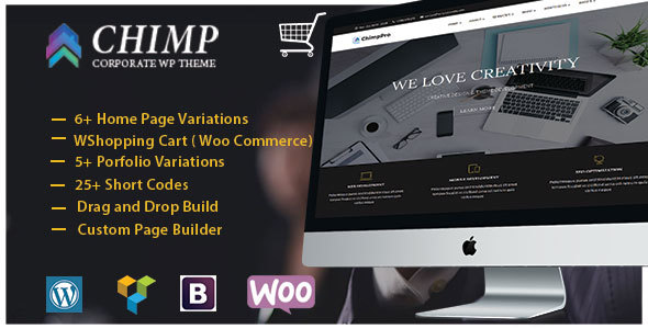 Chimp Preview Wordpress Theme - Rating, Reviews, Preview, Demo & Download