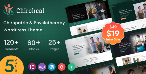 ChiroHeal Preview Wordpress Theme - Rating, Reviews, Preview, Demo & Download