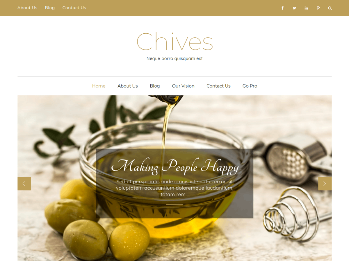 Chives Preview Wordpress Theme - Rating, Reviews, Preview, Demo & Download