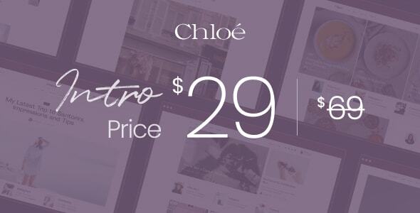 Chlo Preview Wordpress Theme - Rating, Reviews, Preview, Demo & Download