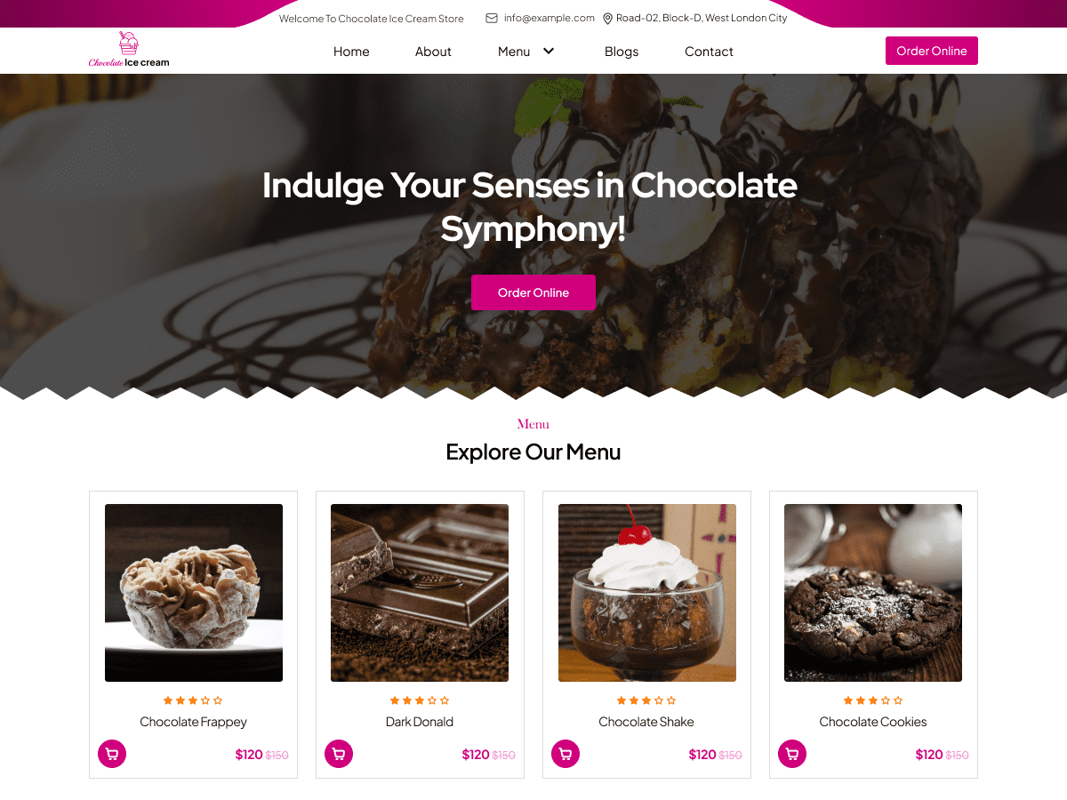 Chocolate Ice Preview Wordpress Theme - Rating, Reviews, Preview, Demo & Download