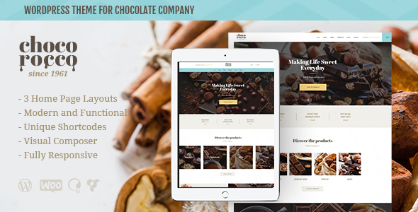 ChocoRocco Preview Wordpress Theme - Rating, Reviews, Preview, Demo & Download