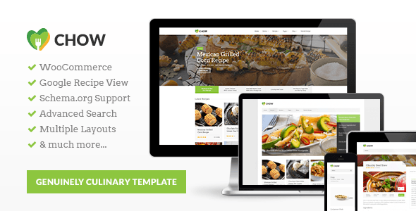 Chow Preview Wordpress Theme - Rating, Reviews, Preview, Demo & Download