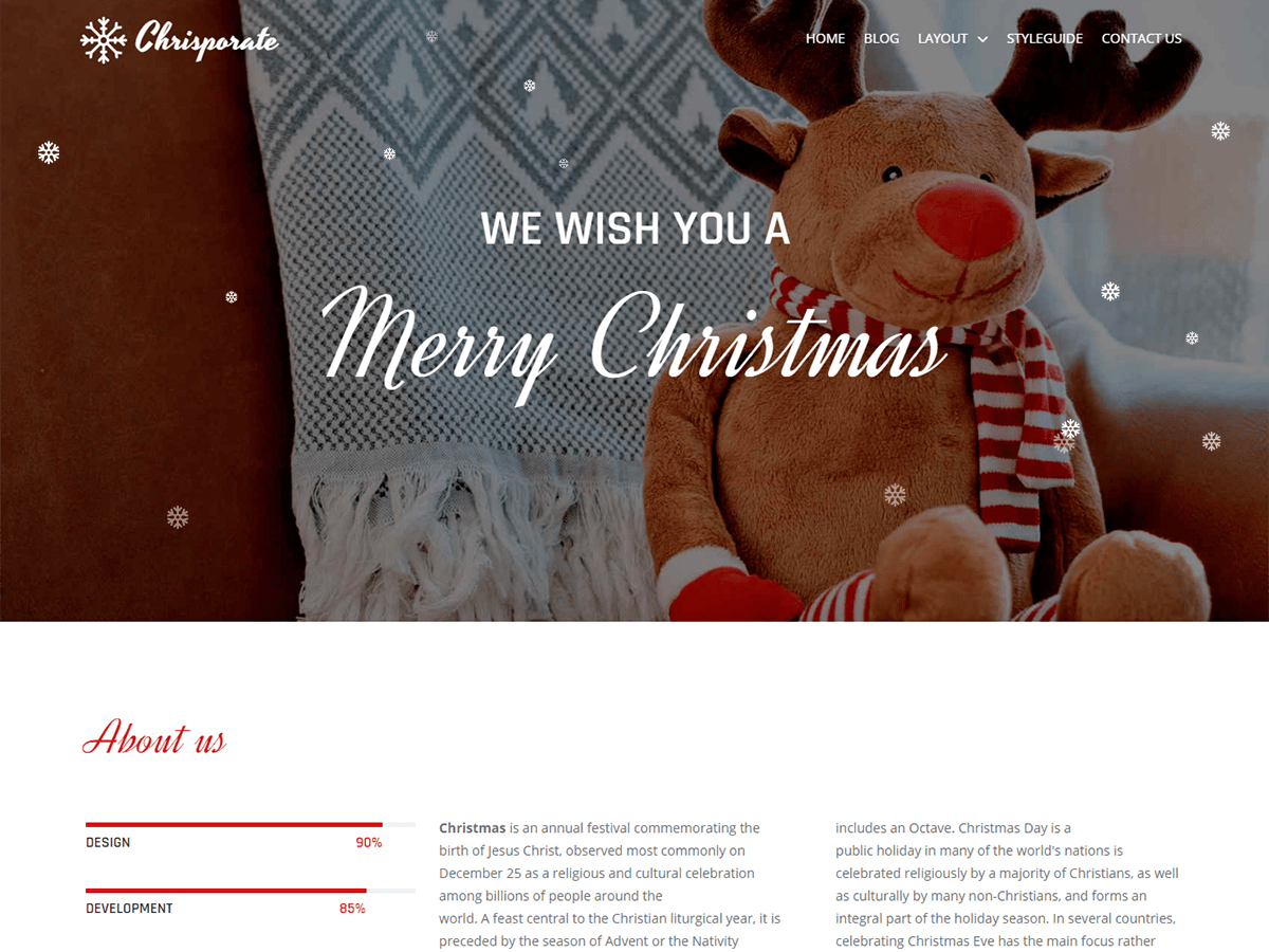 Chrisporate Preview Wordpress Theme - Rating, Reviews, Preview, Demo & Download