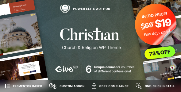 Christian Preview Wordpress Theme - Rating, Reviews, Preview, Demo & Download