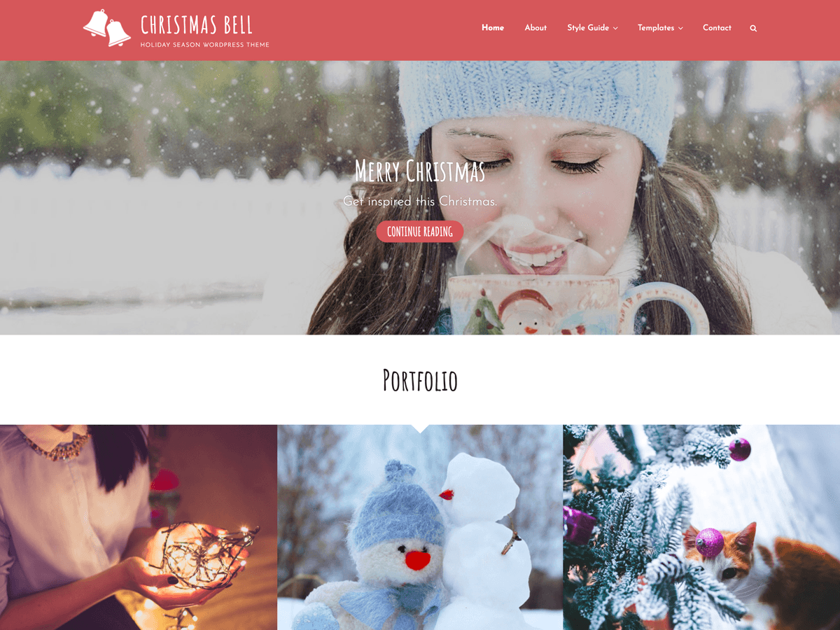 Christmas Bell Preview Wordpress Theme - Rating, Reviews, Preview, Demo & Download