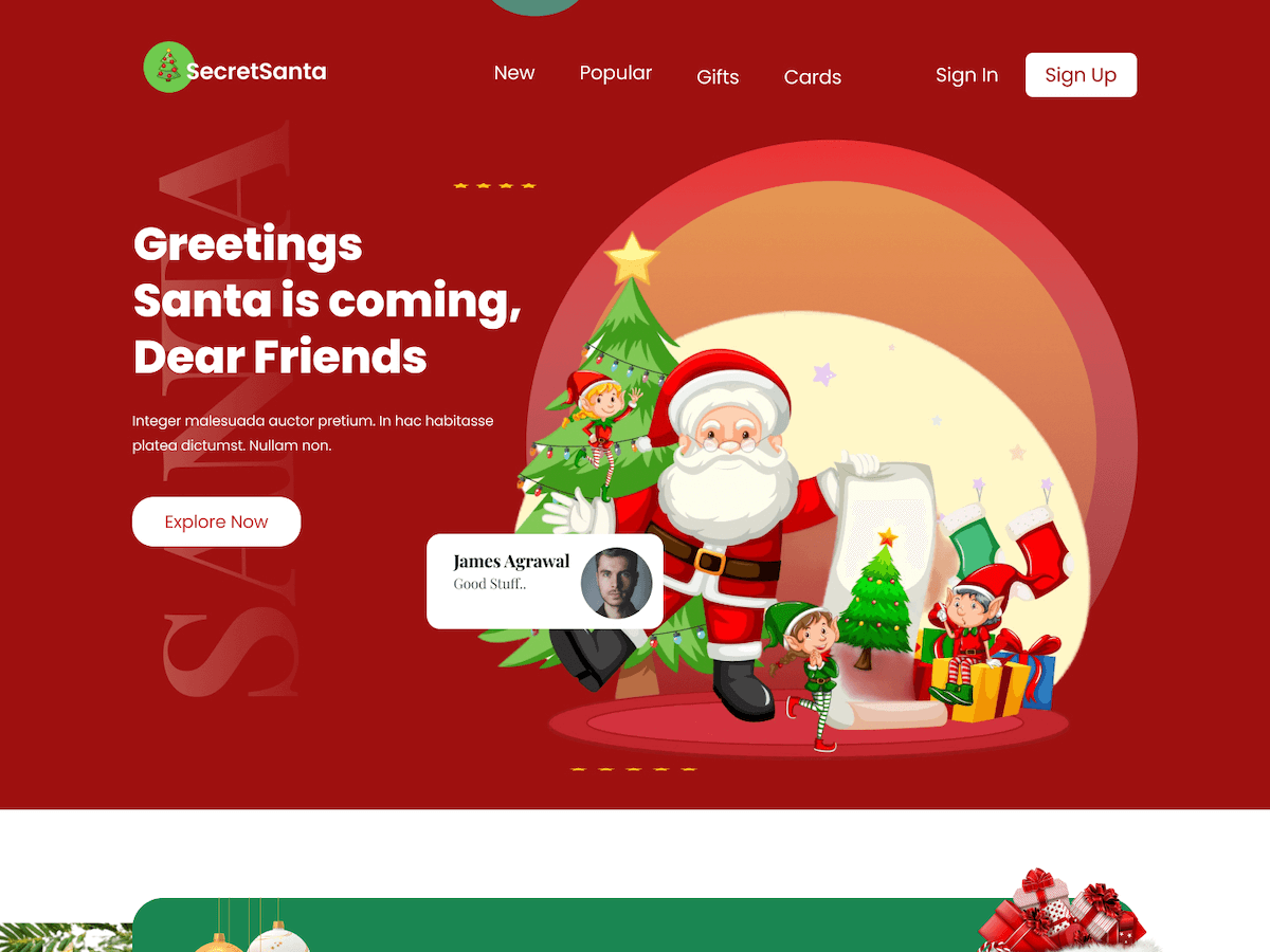 Christmas FSE Preview Wordpress Theme - Rating, Reviews, Preview, Demo & Download