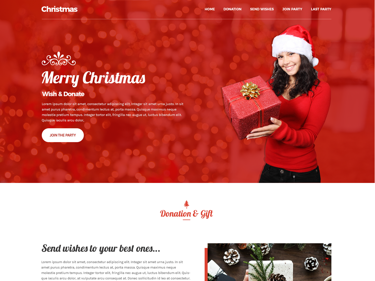 Christmas Preview Wordpress Theme - Rating, Reviews, Preview, Demo & Download