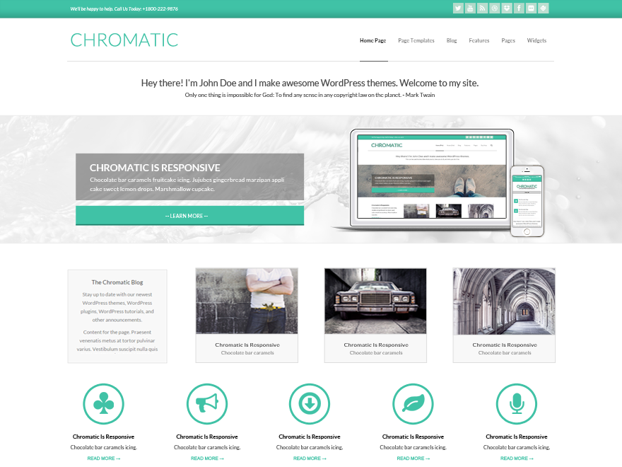 Chromatic Preview Wordpress Theme - Rating, Reviews, Preview, Demo & Download