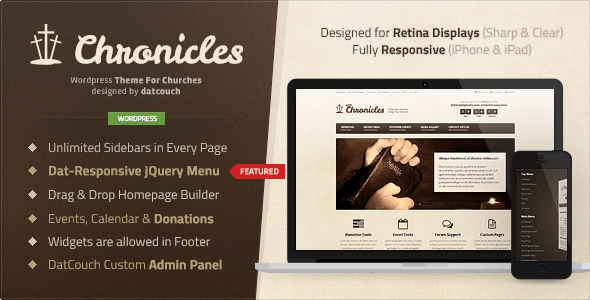 Chronicles Preview Wordpress Theme - Rating, Reviews, Preview, Demo & Download