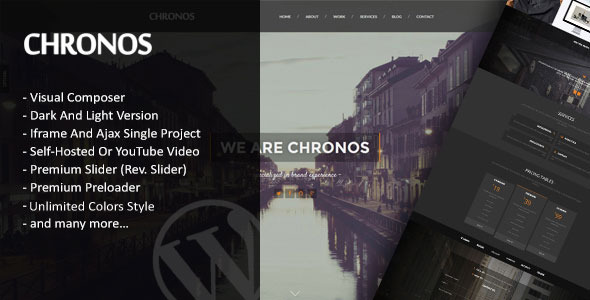 Chronos Preview Wordpress Theme - Rating, Reviews, Preview, Demo & Download